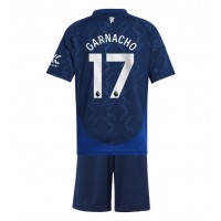 Manchester United Alejandro Garnacho #17 Replica Away Minikit 2024-25 Short Sleeve (+ pants)